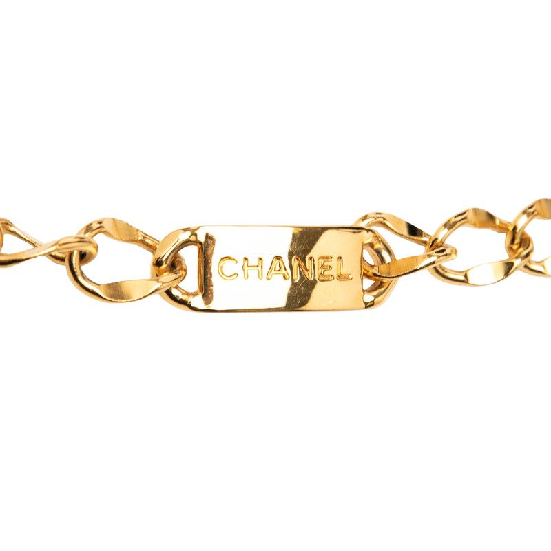 Chanel CC Logo 31 Rue Cambon Paris Chain Belt Plate Gold Plated — view 3