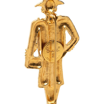 Chanel Mademoiselle Pin Brooch Gold Plated — view 3