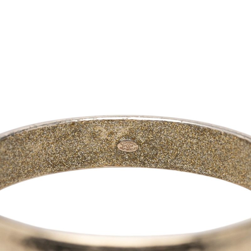 Chanel Logo Bangle Champagne Gold Plated 1- Bracelet — view 4
