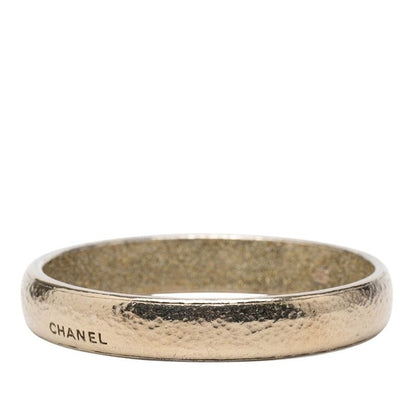 Chanel Logo Bangle Champagne Gold Plated 1- Bracelet — view 2