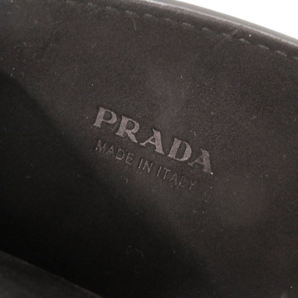 Prada Triangle Logo Saffiano Black Phone Case Neck — view 7