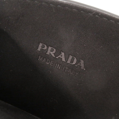 Prada Triangle Logo Saffiano Black Phone Case Neck — view 7