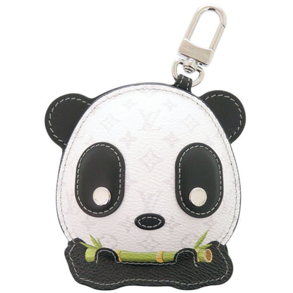 Louis Vuitton LV Panda Monogram White Black Brown Key Holder Bag Charm