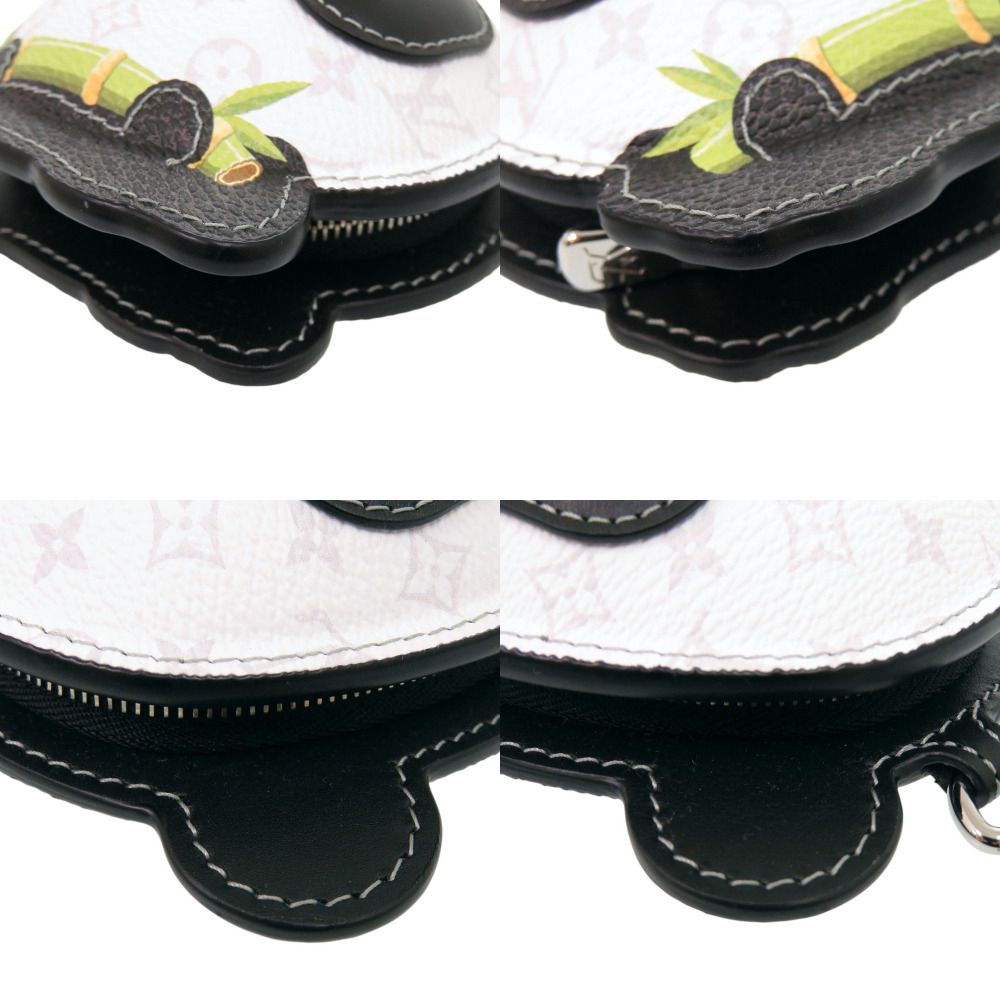 Louis Vuitton LV Panda Monogram White Black Brown Key Holder Bag Charm — view 5