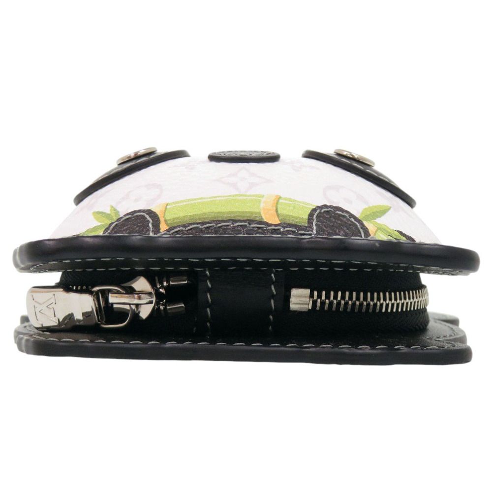 Louis Vuitton LV Panda Monogram White Black Brown Key Holder Bag Charm — view 4