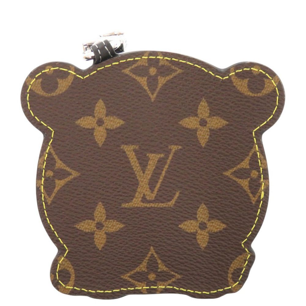 Louis Vuitton LV Panda Monogram White Black Brown Key Holder Bag Charm — view 3