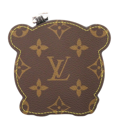 Louis Vuitton LV Panda Monogram White Black Brown Key Holder Bag Charm — view 3
