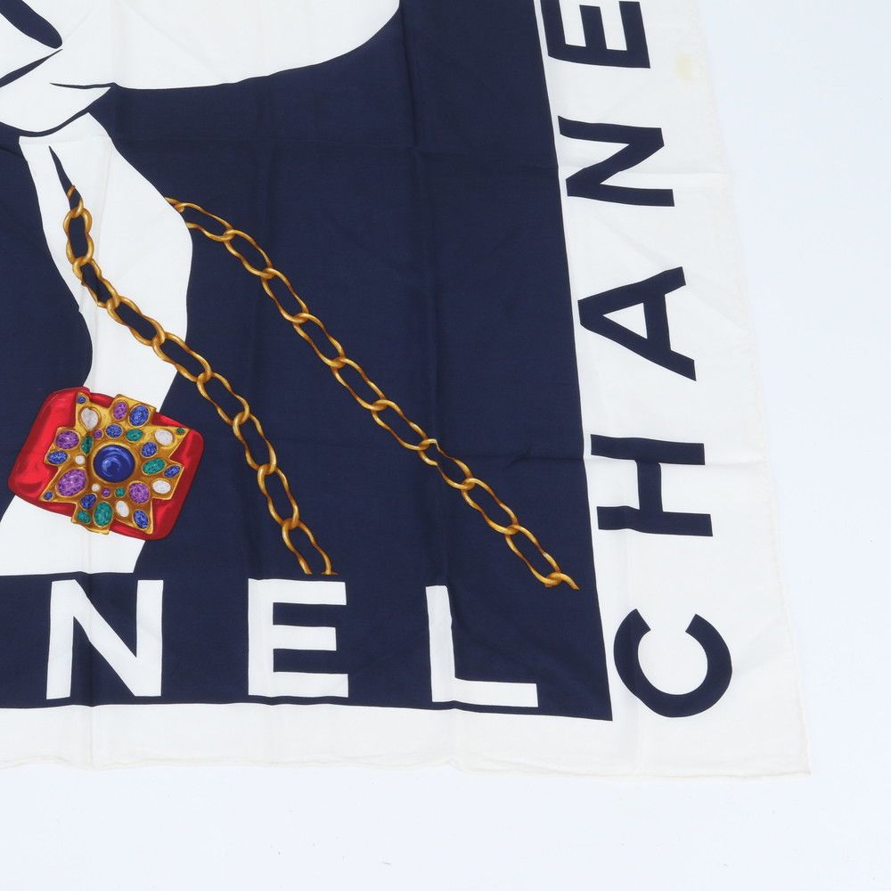 Chanel Mademoiselle Gripoix Pattern Scarf — view 5
