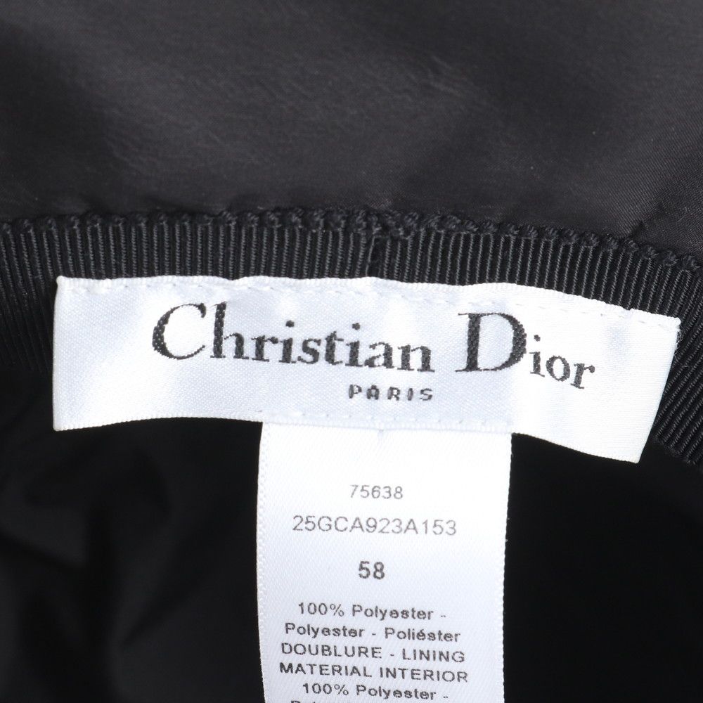 Dior Teddy-d Quilted Nylon Bucket Hat Cannage — view 7