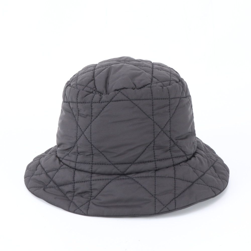 Dior Teddy-d Quilted Nylon Bucket Hat Cannage — view 4