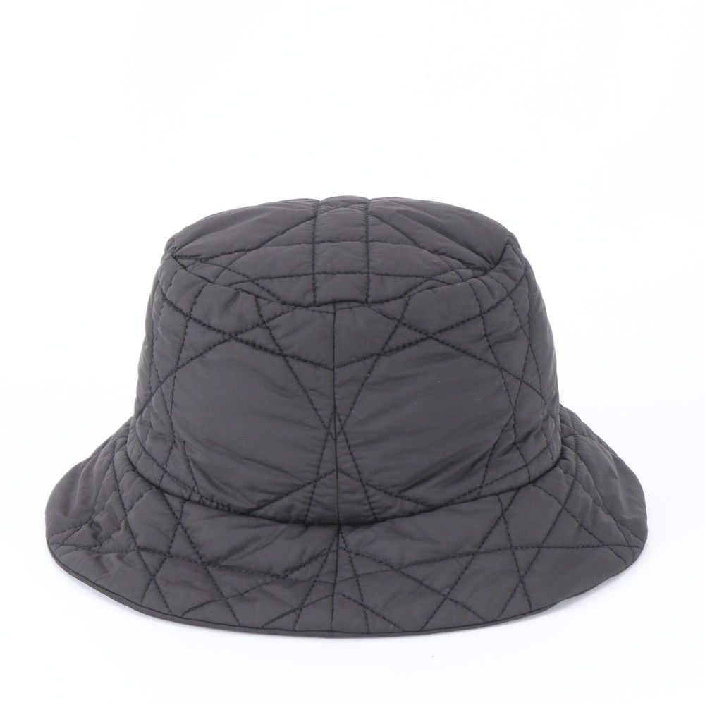 Dior Teddy-d Quilted Nylon Bucket Hat Cannage — view 3