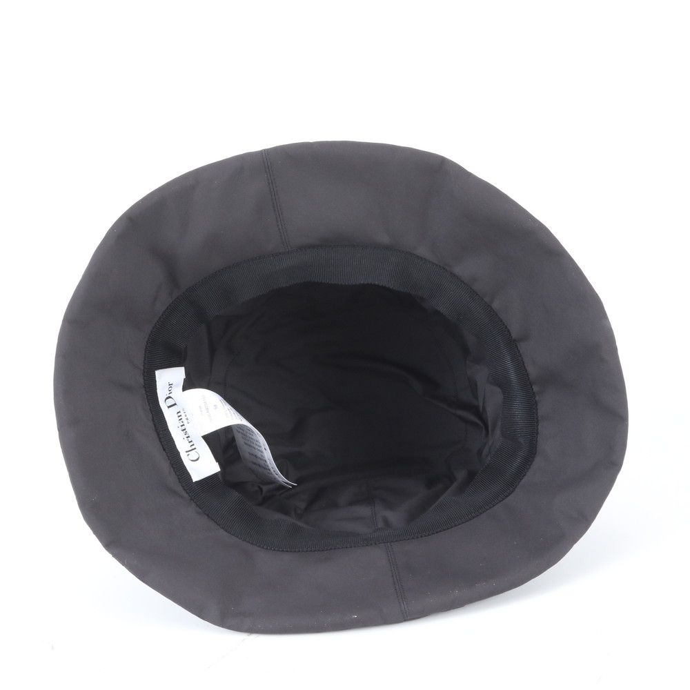 Dior Teddy-d Quilted Nylon Bucket Hat Cannage — view 6
