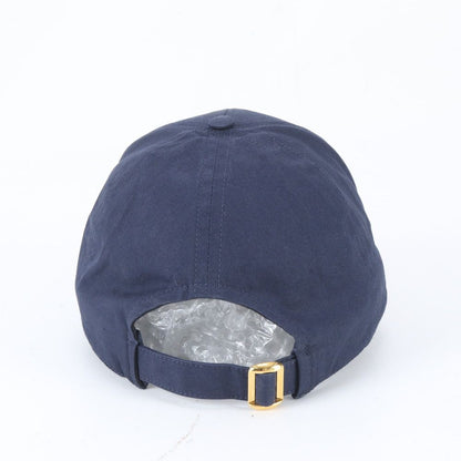 Celine Logo Embroidery Baseball Cap L Hat Navy — view 4