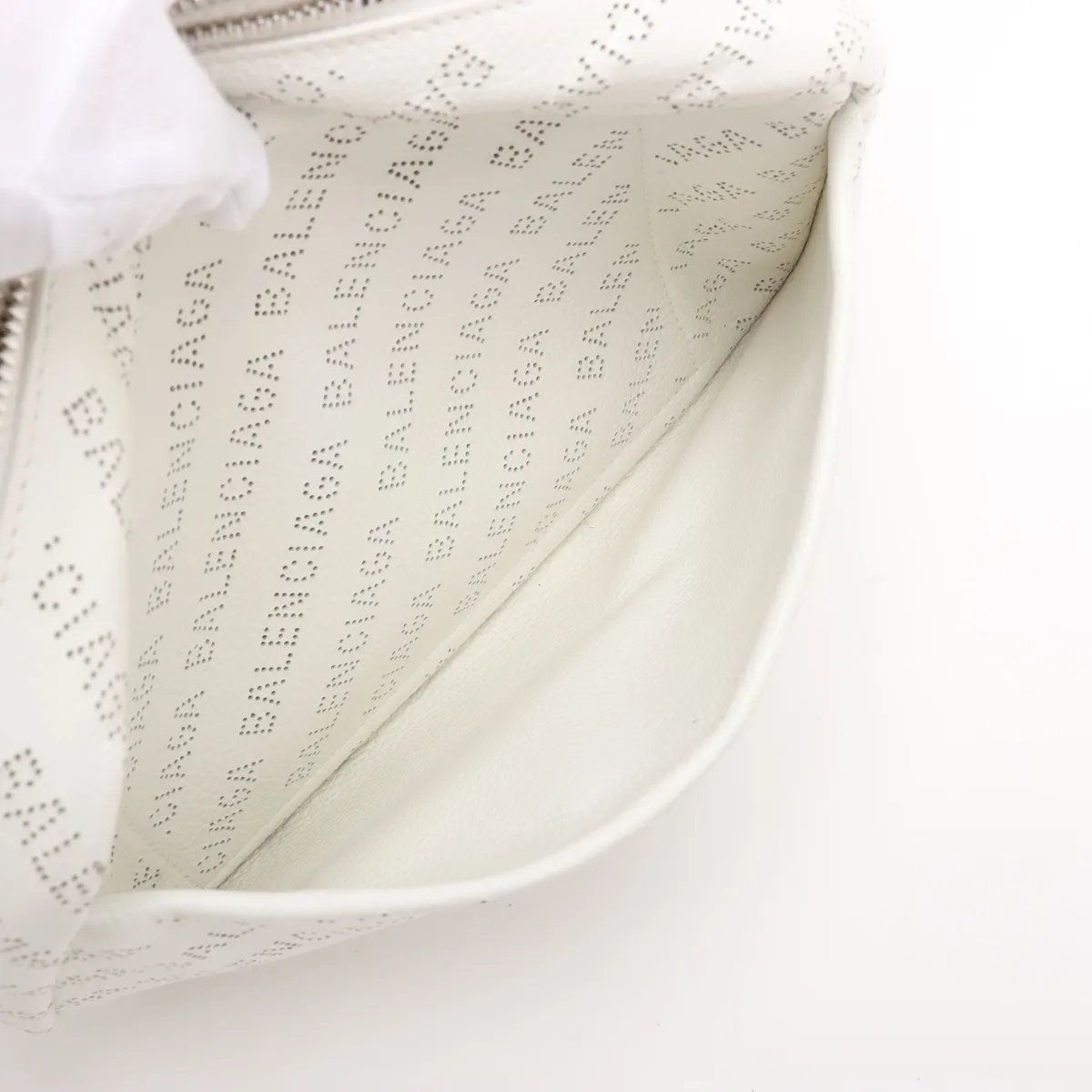 Balenciaga Perforated Leather Shoulder Bag Crossbody — view 8