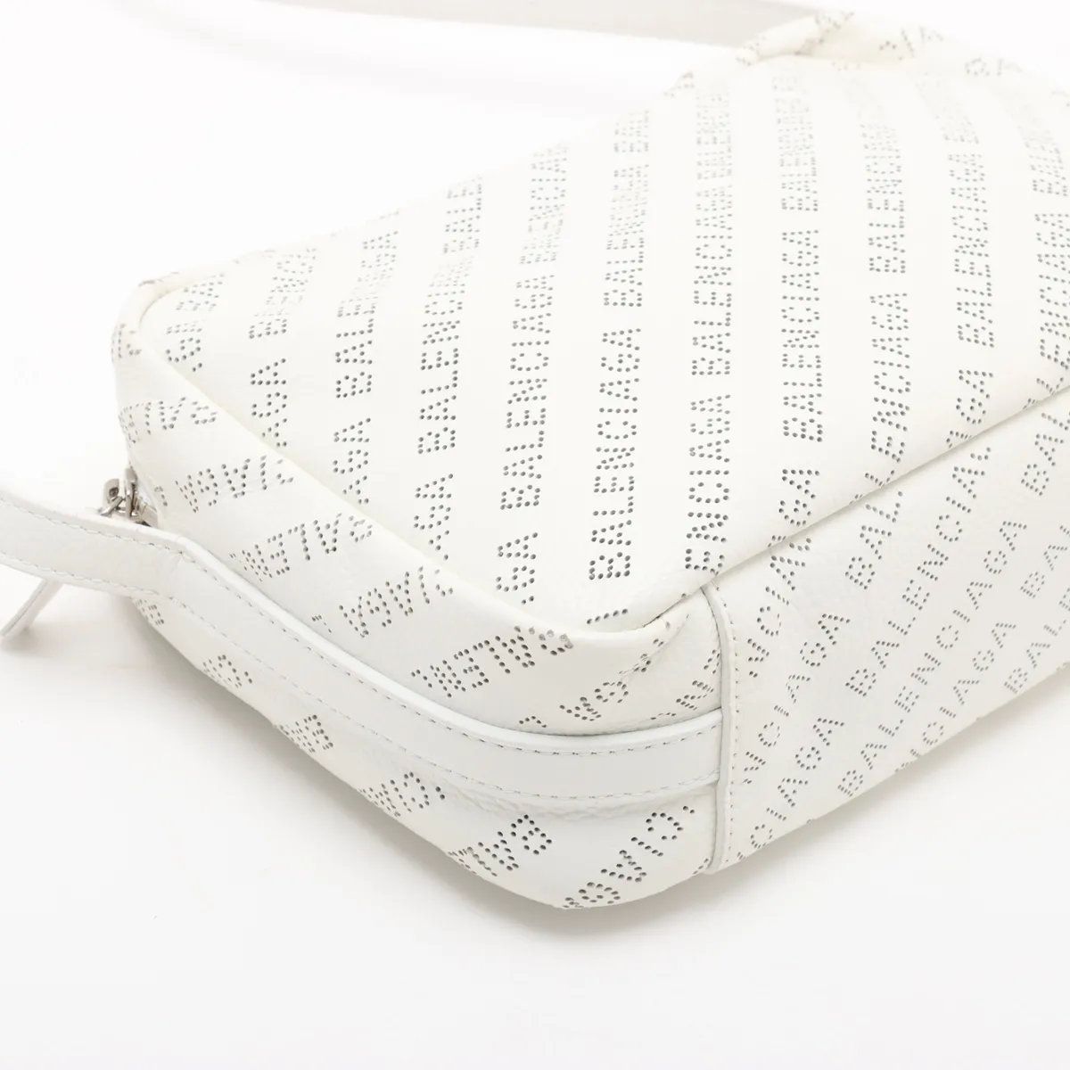 Balenciaga Perforated Leather Shoulder Bag Crossbody — view 4