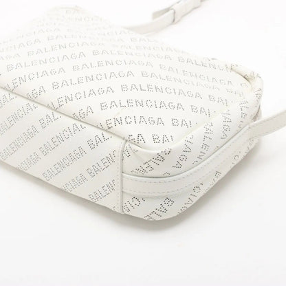 Balenciaga Perforated Leather Shoulder Bag Crossbody — view 3