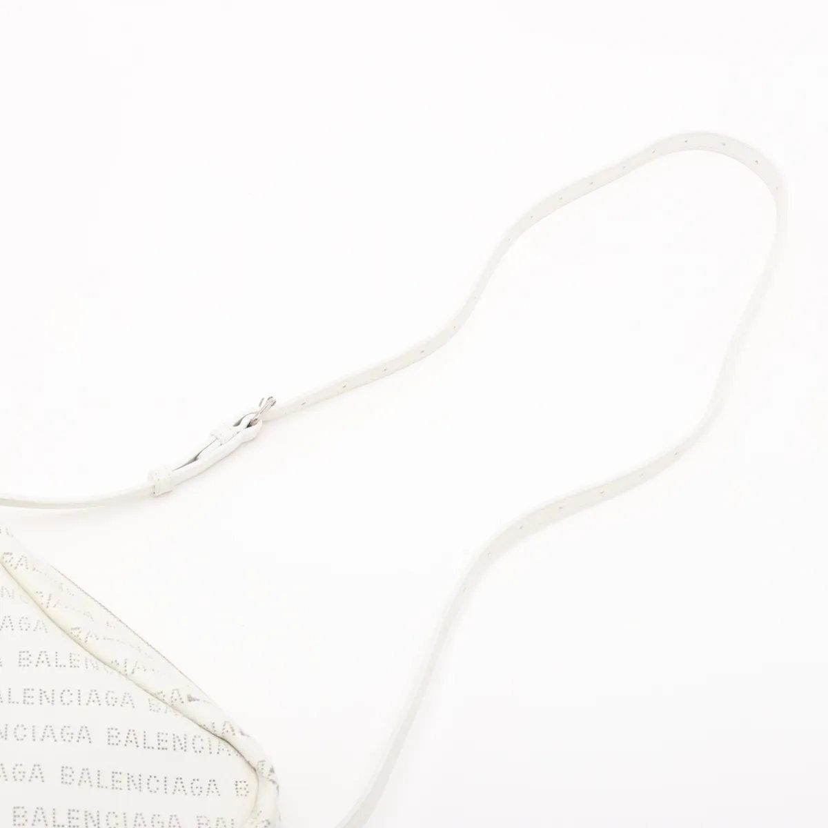 Balenciaga Perforated Leather Shoulder Bag Crossbody — view 5
