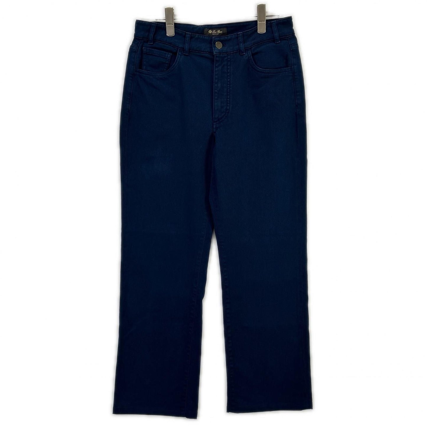 Loro Piana Navy Cotton Pants