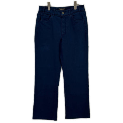 Loro Piana Navy Cotton Pants