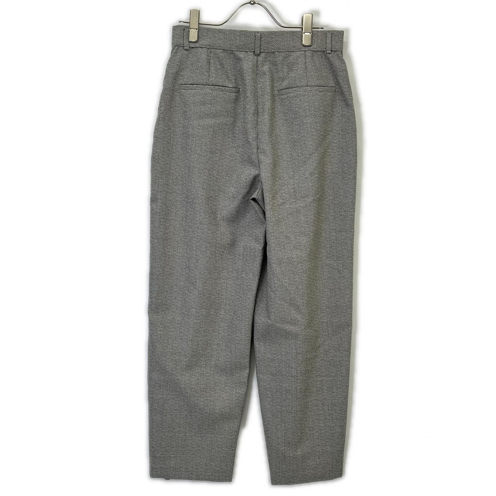Fendi White Black Check Barrel Rec Pants 40 — view 2