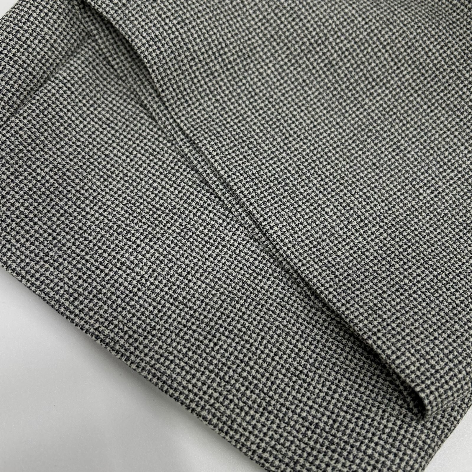 Fendi White Black Check Barrel Rec Pants 40 — view 8