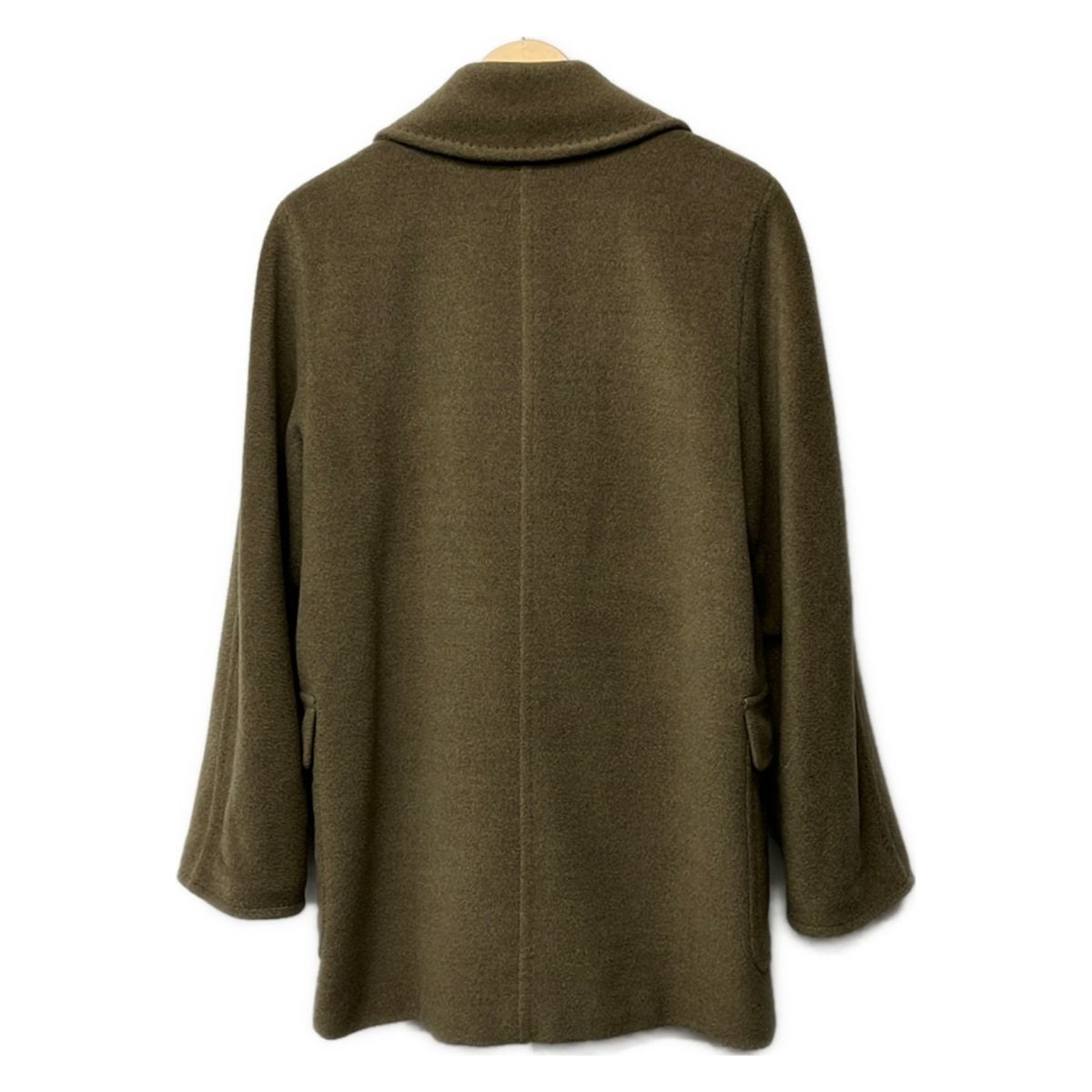 Max Mara Coat I 36 Gray Beige Long Sleeve Autumn Winter — view 2