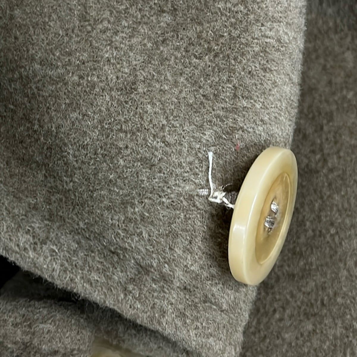 Max Mara Coat I 36 Gray Beige Long Sleeve Autumn Winter — view 5