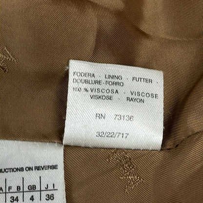 Max Mara Coat 36 S Light Brown — view 5
