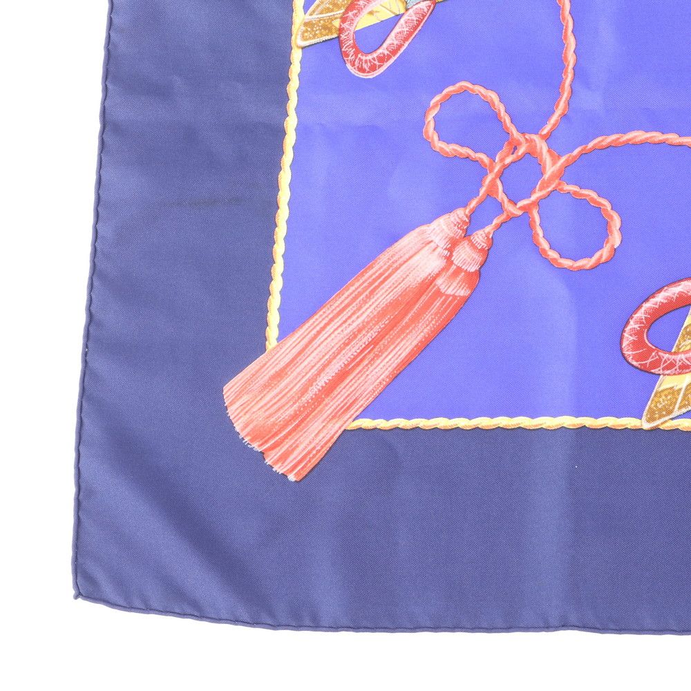 Hermes Tagged Carre 90 Samourai Samurai Silk Scarf — view 4