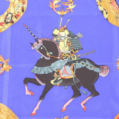 Hermes Tagged Carre 90 Samourai Samurai Silk Scarf — view 6