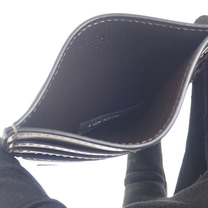 Fendi FF Diamond Card Case Leather Brown Gold SA — view 5