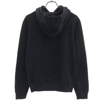 Saint Laurent Paris Logo Print Pullover Sweatshirt Hoodie Black — view 2