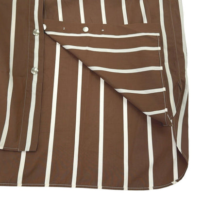 Celine by Phoebe Philo Striped Maxi Dress 2 Brown White 36 — view 6