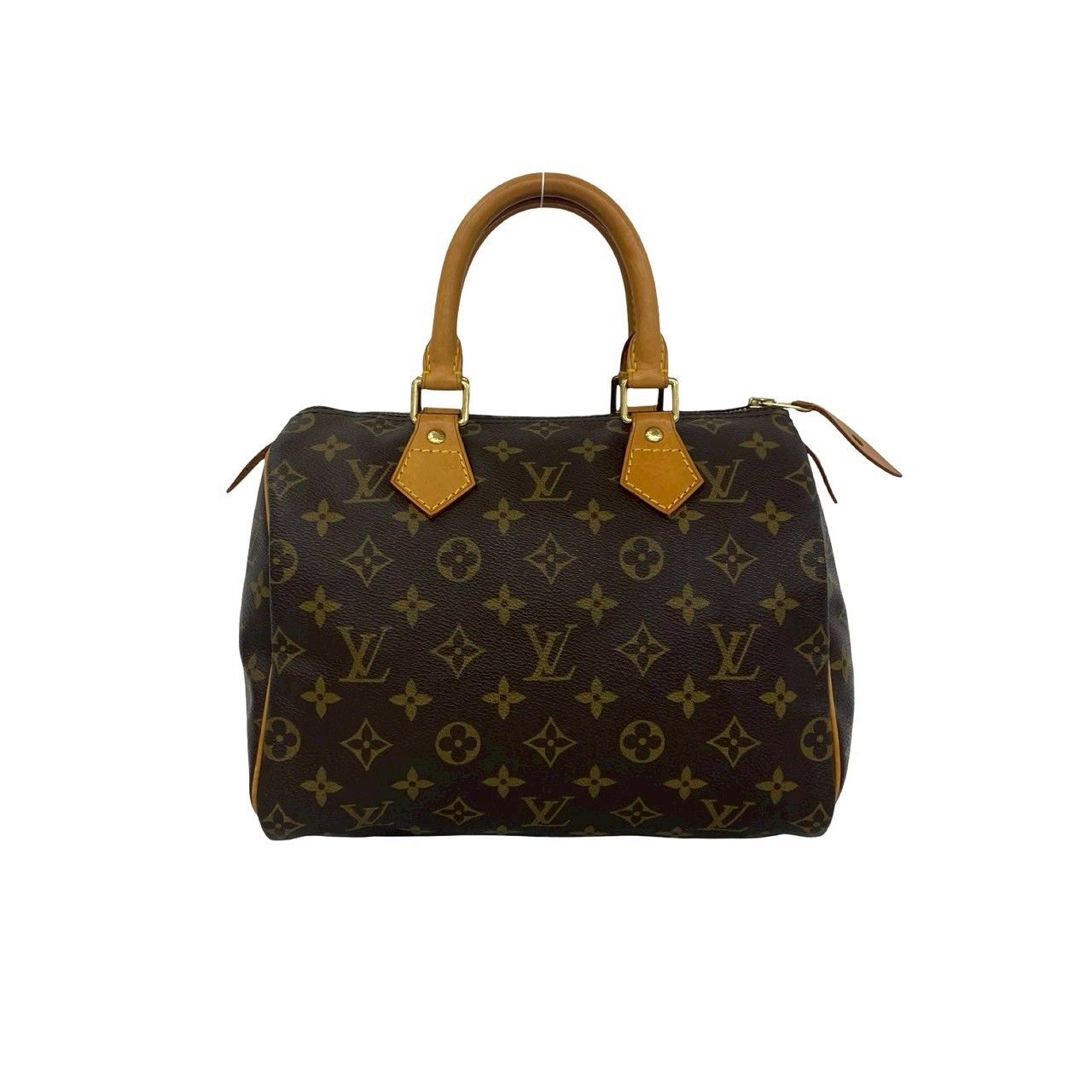 Louis Vuitton Speedy 25 Monogram Pattern Leather Mini Boston Bag Brown — view 3