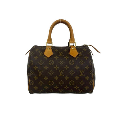 Louis Vuitton Speedy 25 Monogram Pattern Leather Mini Boston Bag Brown — view 3