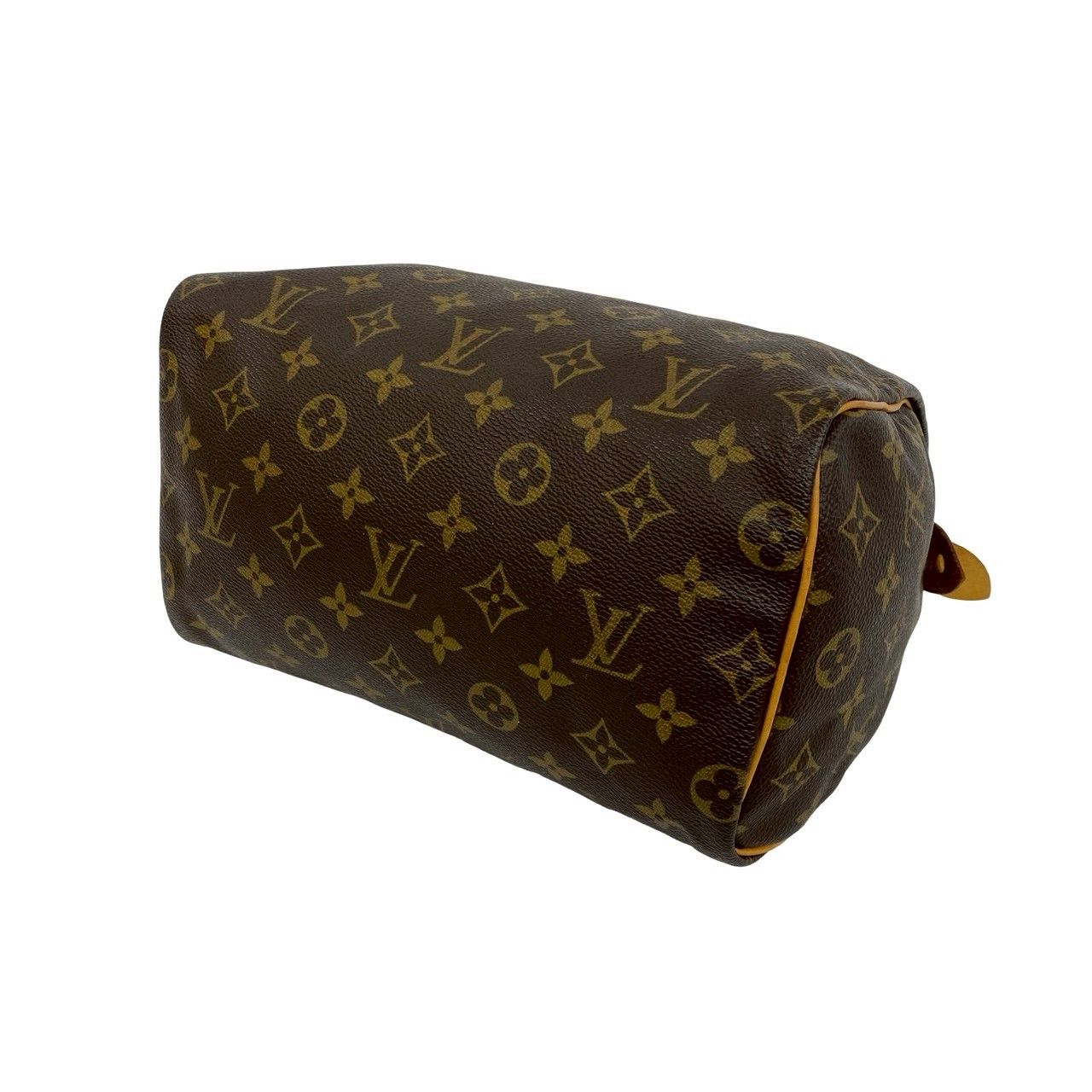 Louis Vuitton Speedy 25 Monogram Pattern Leather Mini Boston Bag Brown — view 8