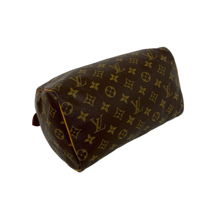 Louis Vuitton Speedy 25 Monogram Pattern Leather Mini Boston Bag Brown — view 7