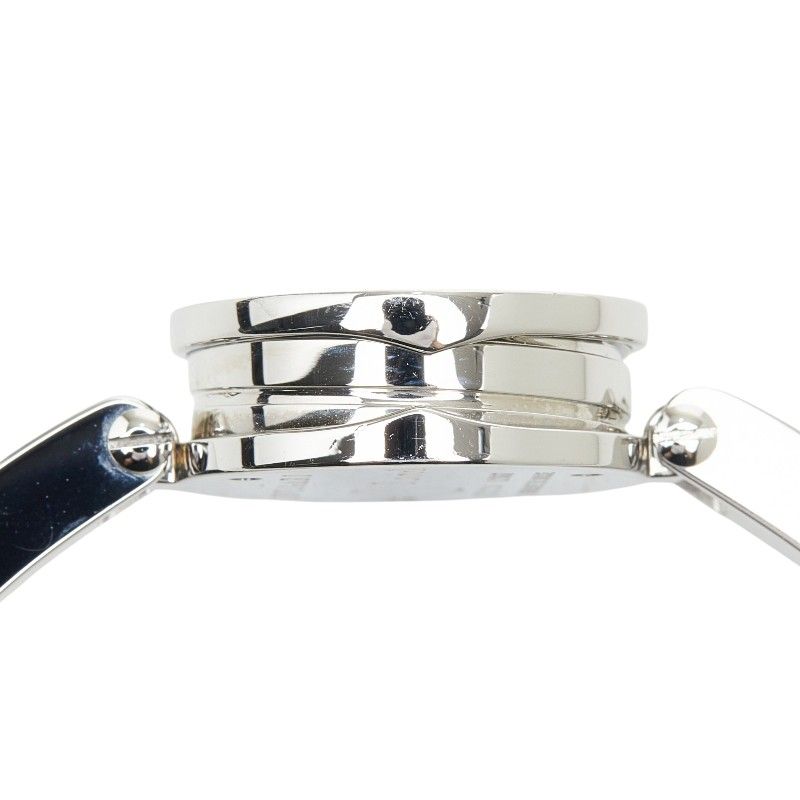 Bvlgari Watch Bangle Black Silver Stainless Steel — view 3