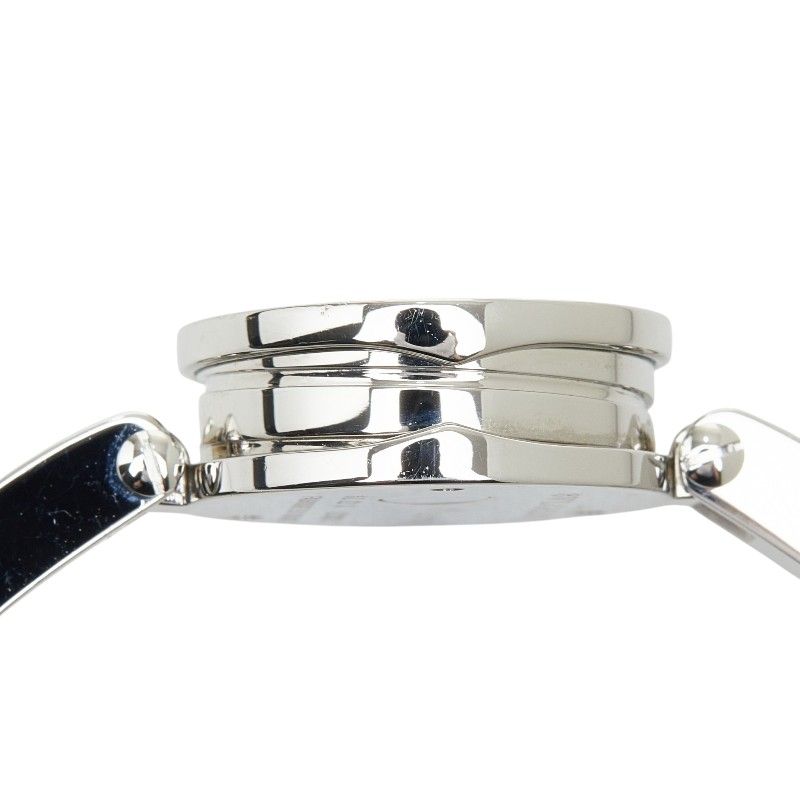 Bvlgari Watch Bangle Black Silver Stainless Steel — view 4