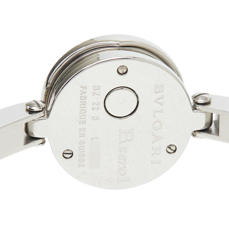 Bvlgari Watch Bangle Black Silver Stainless Steel — view 6