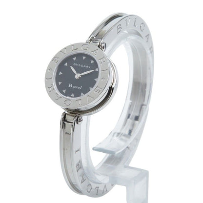 Bvlgari Watch Bangle Black Silver Stainless Steel — view 2
