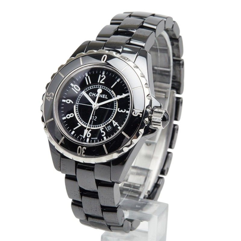 Chanel Watch Black Stainless Steel Ceramic — view 2