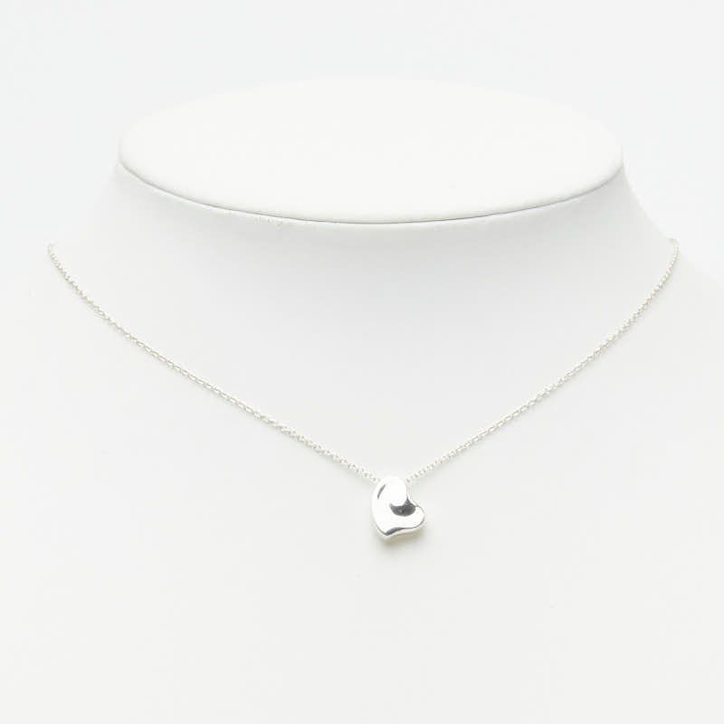 Tiffany & Co Elsa Peretti Full Heart Chain Pendant Silver — view 7