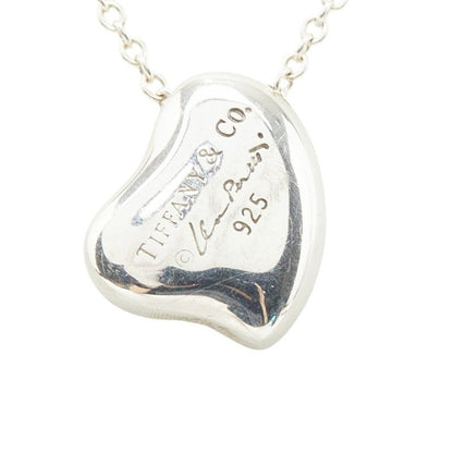Tiffany & Co Elsa Peretti Full Heart Chain Pendant Silver — view 3
