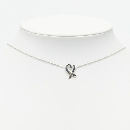 Tiffany & Co Paloma Picasso Loving Heart Chain Pendant Silver — view 7