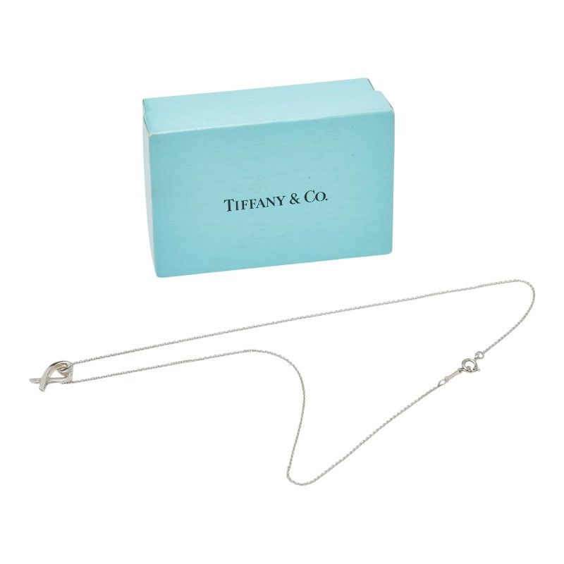 Tiffany & Co Paloma Picasso Loving Heart Chain Pendant Silver — view 8