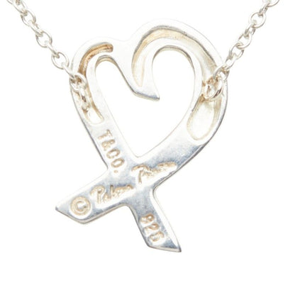 Tiffany & Co Paloma Picasso Loving Heart Chain Pendant Silver — view 3