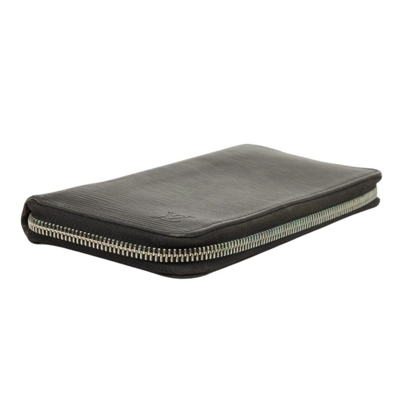 Louis Vuitton Epi Zippy Wallet Vertical Zip Around Noir Black Leather — view 4