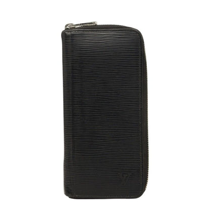 Louis Vuitton Epi Zippy Wallet Vertical Zip Around Noir Black Leather