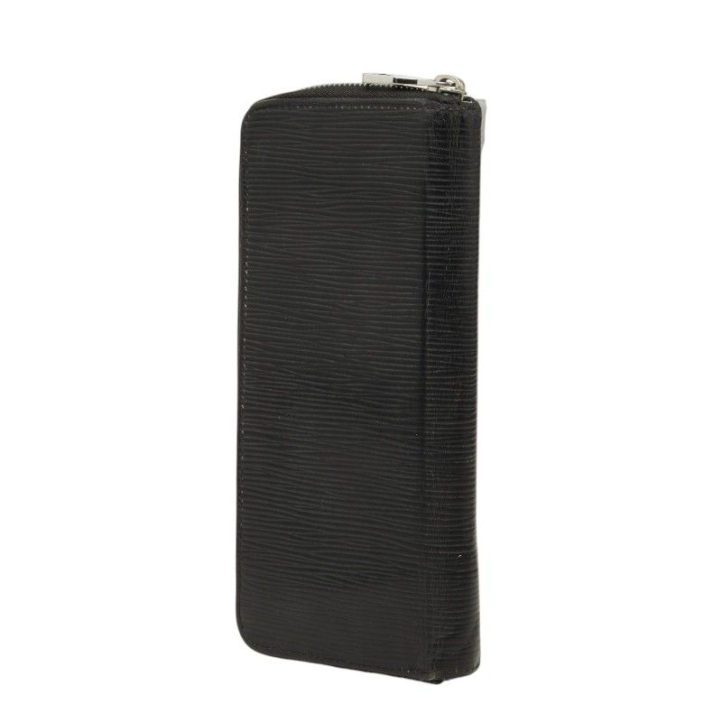 Louis Vuitton Epi Zippy Wallet Vertical Zip Around Noir Black Leather — view 2